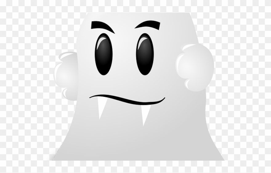 Moving Clipart Ghost - Cartoon Ghost - Png Download