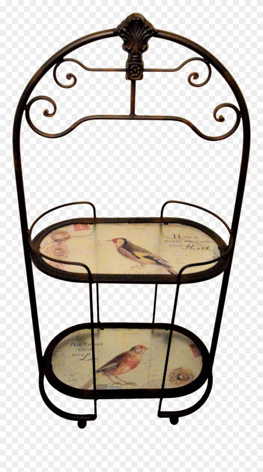 Vintage Patisserie Display Glass Rack Clipart