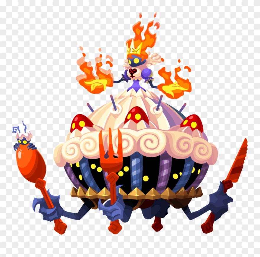 Kingdom Hearts Wiki Β - Kingdom Hearts Cake Heartless Clipart