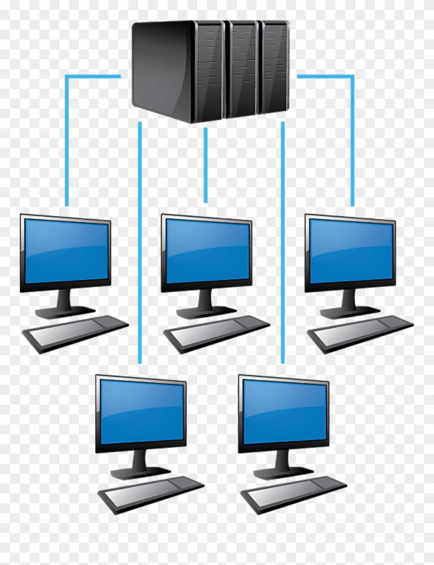 Computer Network 1419136 1280 - Red De Computadoras Png Clipart