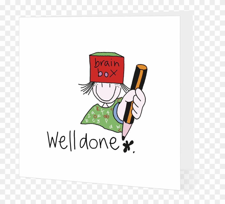 Well Done Brainbox - Cartoon Clipart
