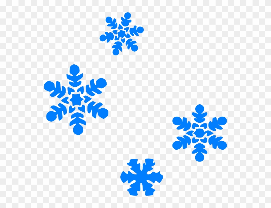 Snow Flakes Clip Art - Png Download