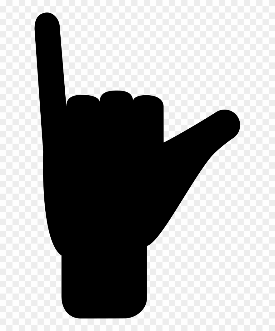 Thumb And Little Fingers Gesture Comments Clipart