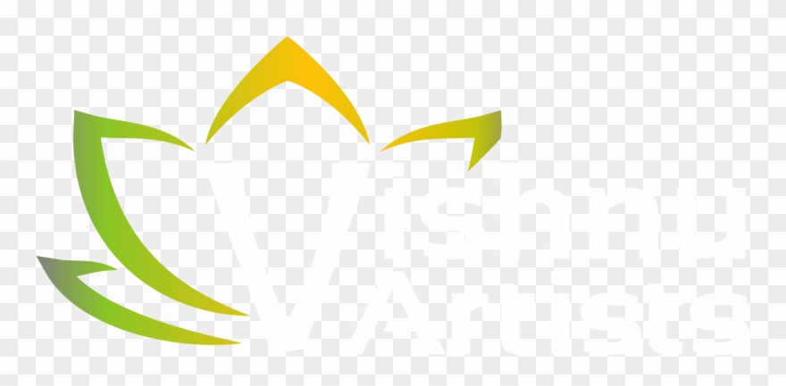 Vishnu Artists Logo White Rgb Clipart