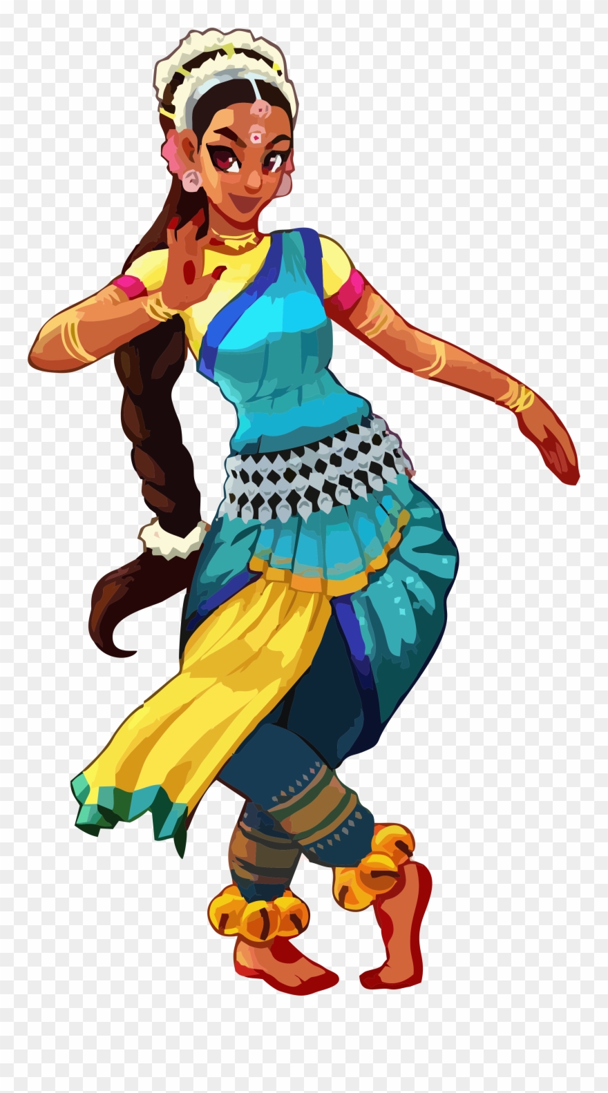 India Travel - Animated Pictures Of Kathak Dance Clipart