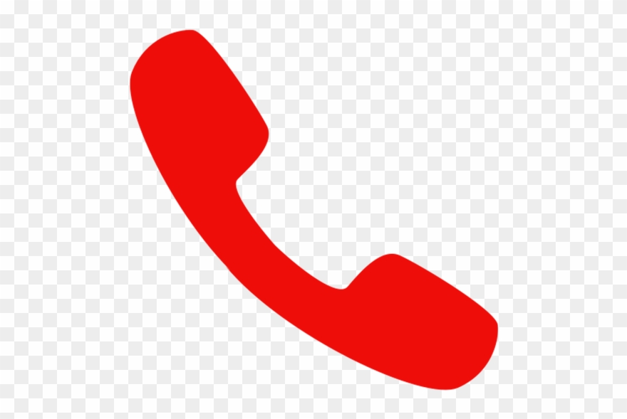 Phone Icon Red Vector Clipart