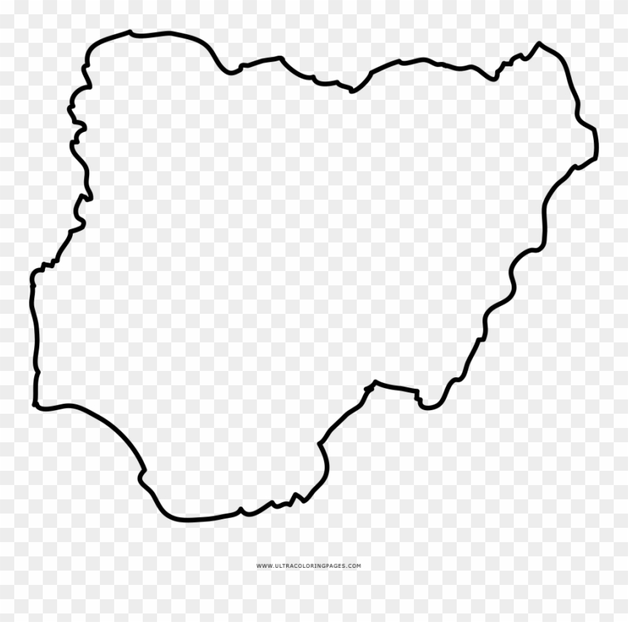 Nigeria Coloring Page - Line Art Clipart