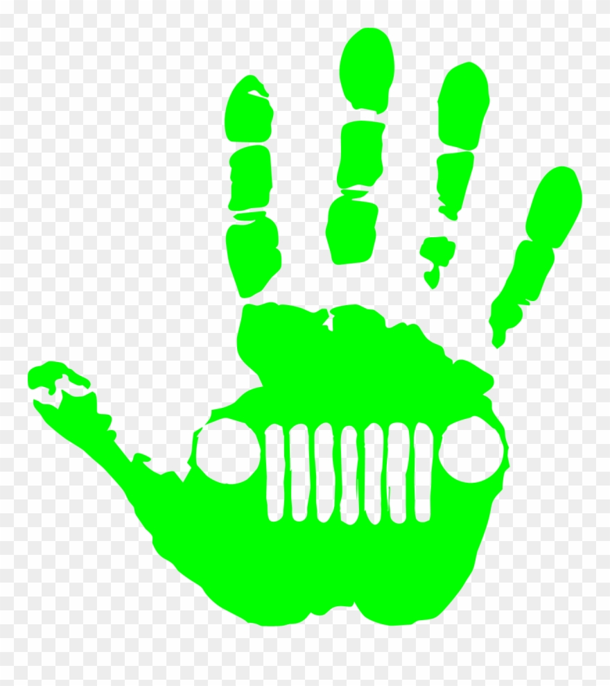 Jeep Wave - Jeep Wave Decal Clipart