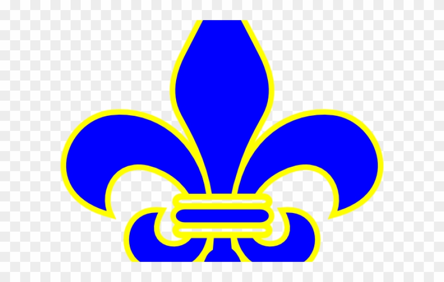 Pancake Clipart Boy Scout - Turquoise Fleur De Lis Clipart - Png Download