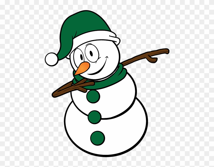 Bleed Area May Not Be Visible - Cool Christmas Drawings Snowman Clipart