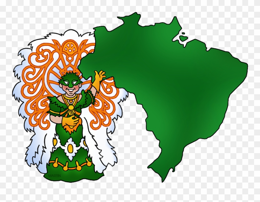 Brazil Map - Mapa Do Brasil Eleições 2014 Clipart