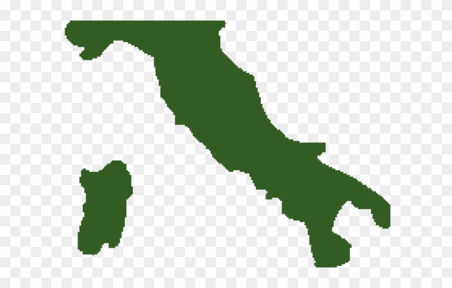 Brazil Clipart Italian - Outline Of Italy - Png Download