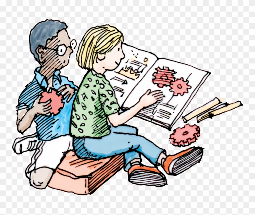 Child Spot 1 B - Build A Better World Summer Reading Clipart