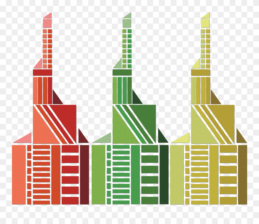 Skyscrapers - Commercial Building Clipart