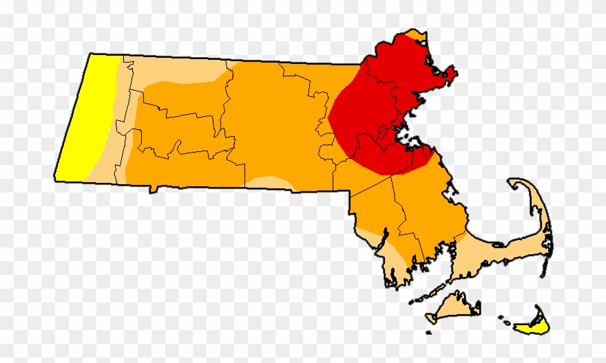 Farm Clipart Drought - Map Of Massachusetts - Png Download
