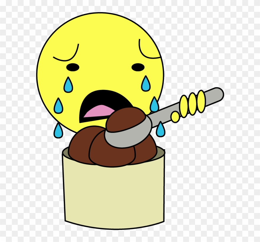 Kummerspeck Emoji - Cartoon Clipart