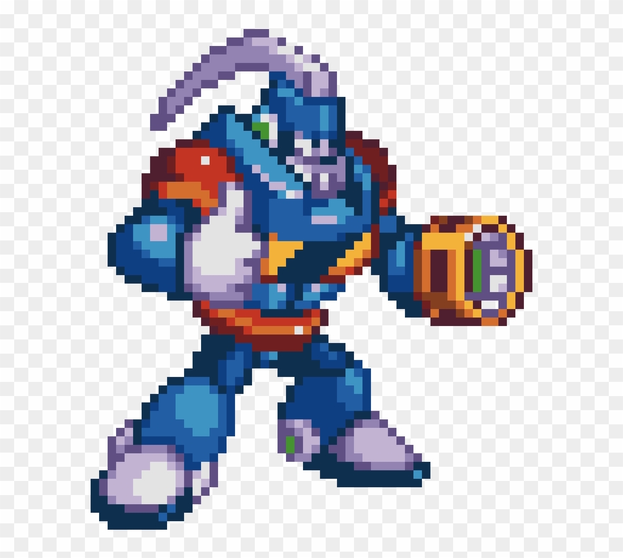 Grenade Man Sprite - Mega Man Grenade Man Clipart