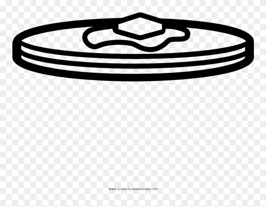Pancakes Coloring Page Clipart