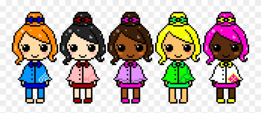 Blouse Pixel Cheebie - Cartoon Clipart