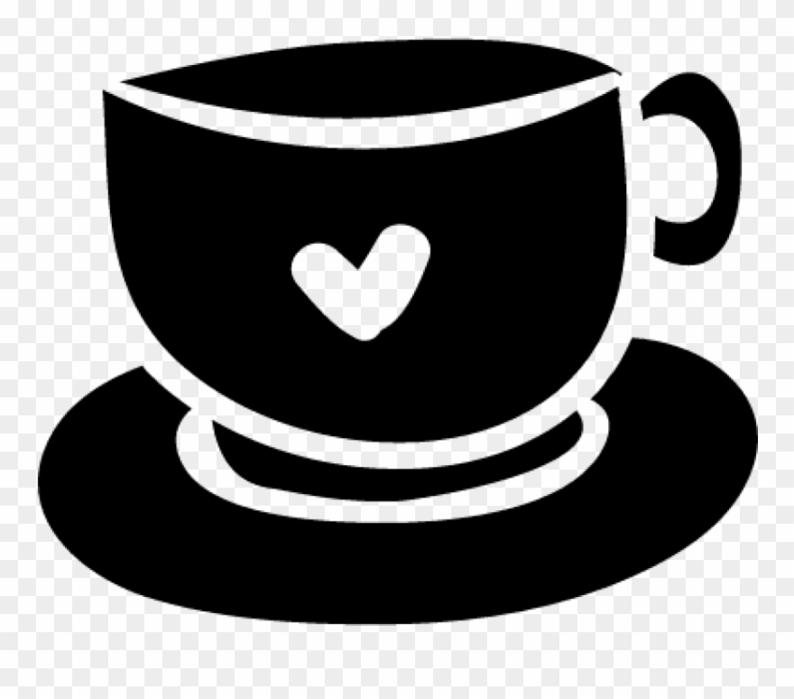 Free Png Download Coffee Cup With Heart Png Images - Tea Cup Icon Png Clipart