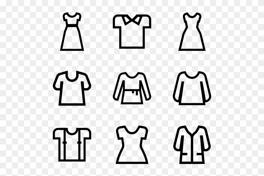 Linear Clothes - Contest Line Icon Clipart