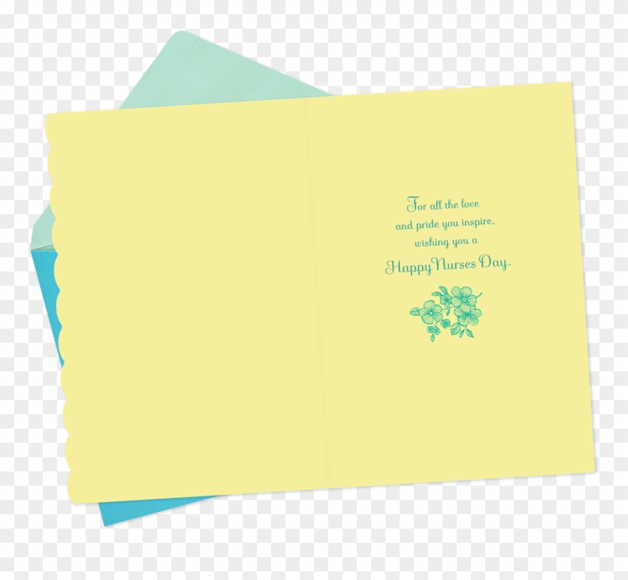 Love And Pride For Nurse Daughter Nurses Day Card - Paper Clipart