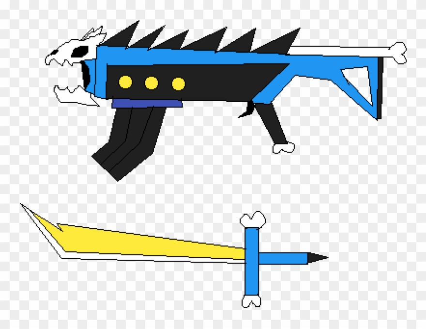 Sans Weapons - Gun Barrel Clipart