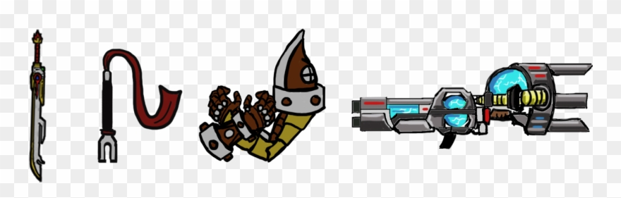 Weapons - Cartoon Clipart