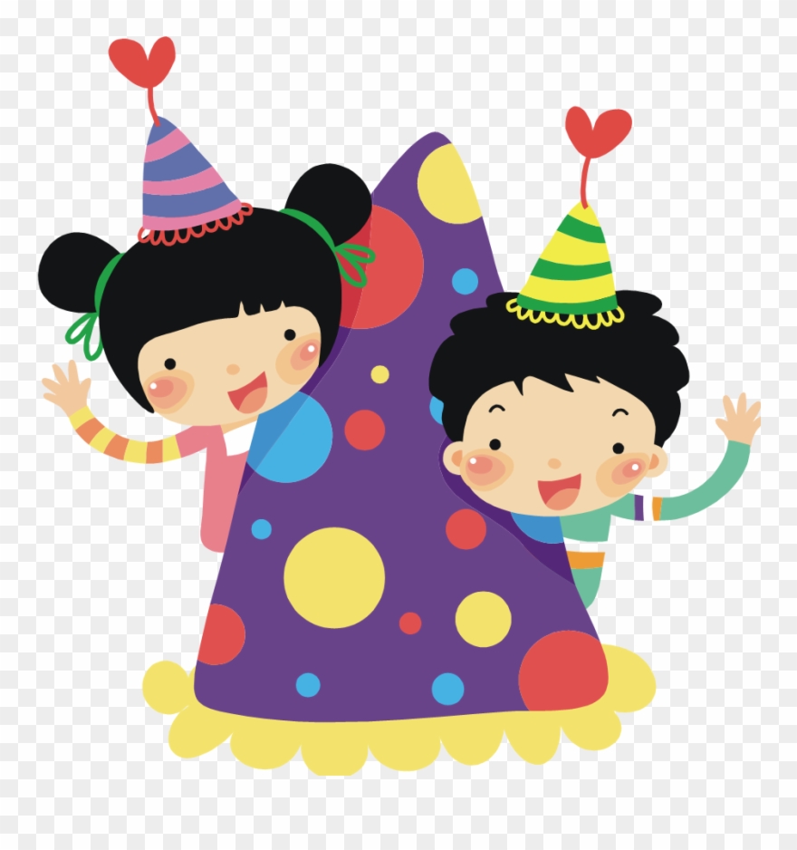 Birthday Clip Art Free Images - Kids Party Clipart Png Transparent Png