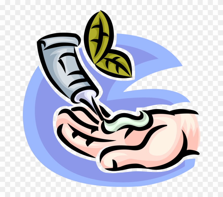 Vector Illustration Of Aloe Hand Lotion From Aloe Plant - Lotion Bottle Clip Art - Png Download