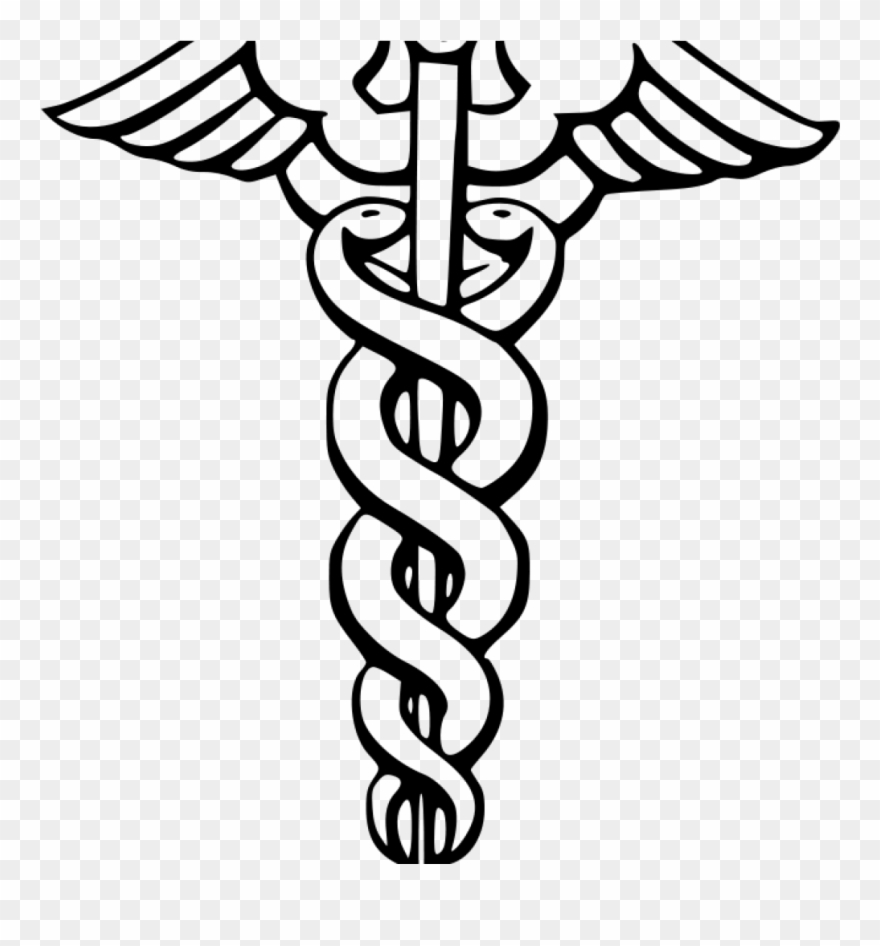 Caduceus Clip Art Free Clipart Caduceus Fadookie Free - Asclepius Symbol - Png Download