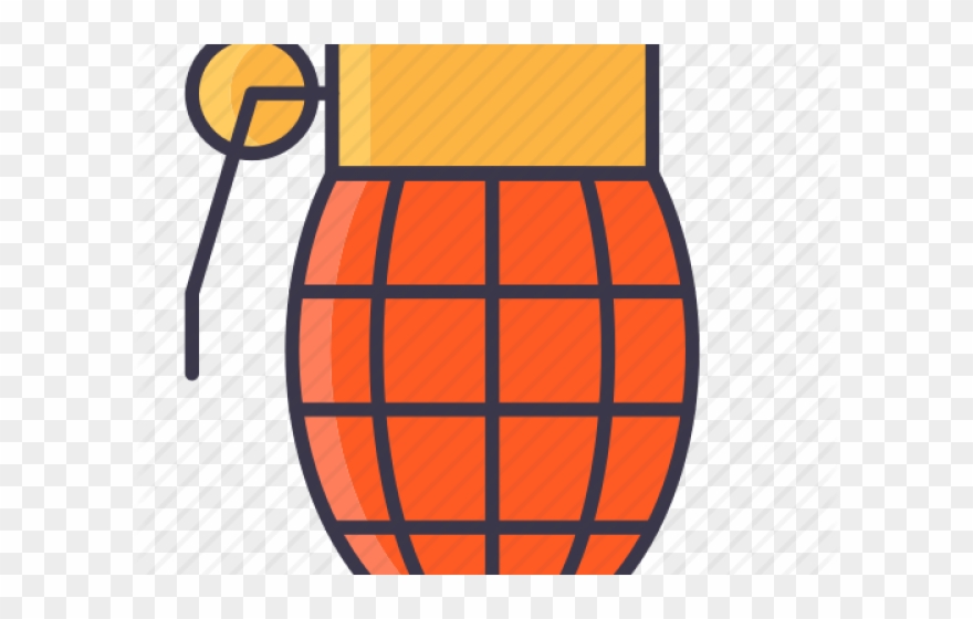 Grenade Clipart Explosive - Illustration - Png Download