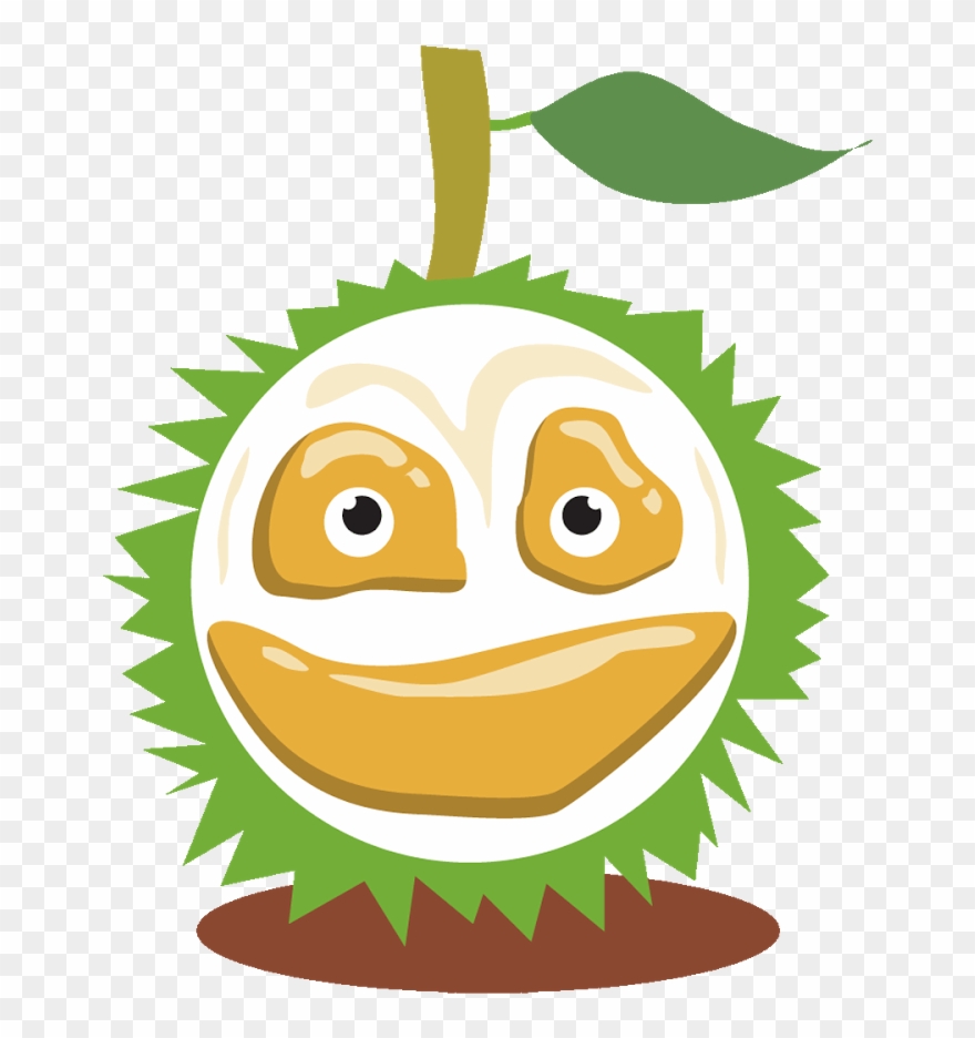 Durian Clipart Happy - Animasi Durian Png Transparent Png