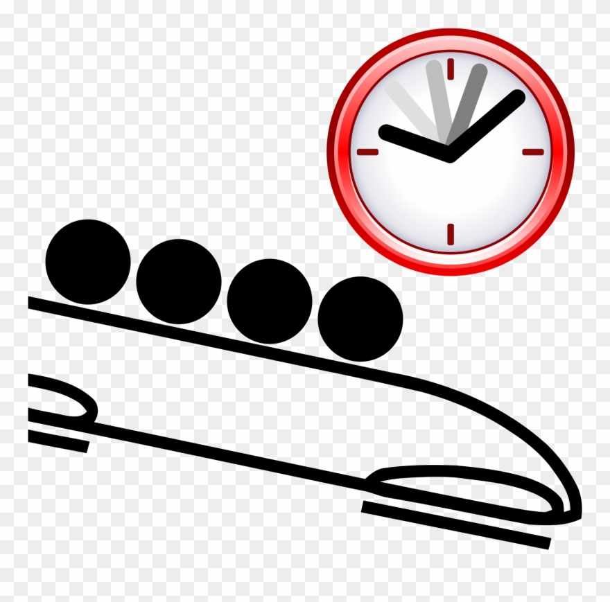 Open - Signe Bobsleigh Clipart
