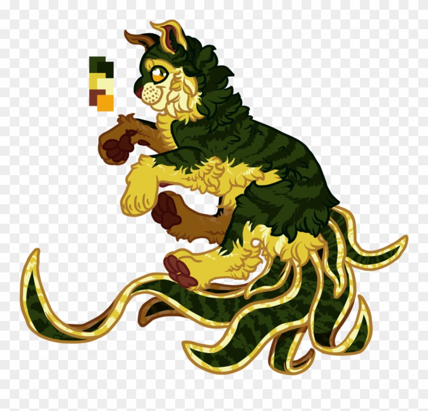 [a] Stepmother's Tongue Tiger Adopt - Illustration Clipart