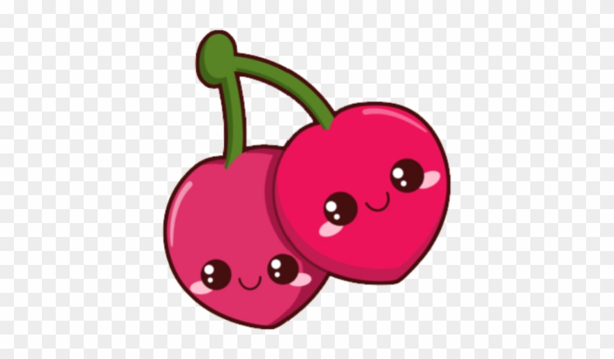 Cherry Clipart Cute - Cherries Kawaii - Png Download