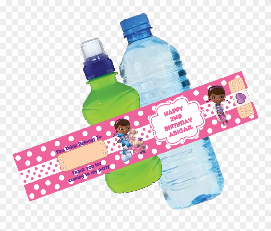 Doc Mcstuffins Bottle Wrappers - Bottle Clipart