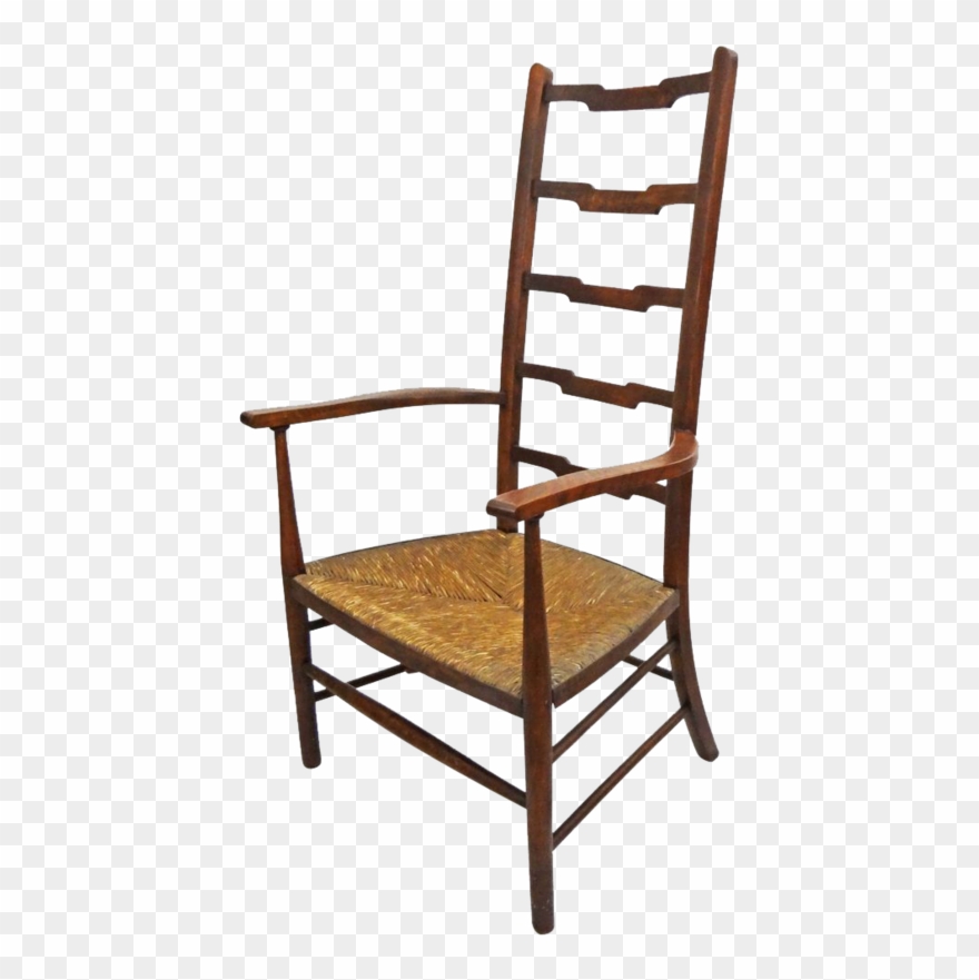 Ladder Back Chair Free Transparent Image Hd - Chair Clipart