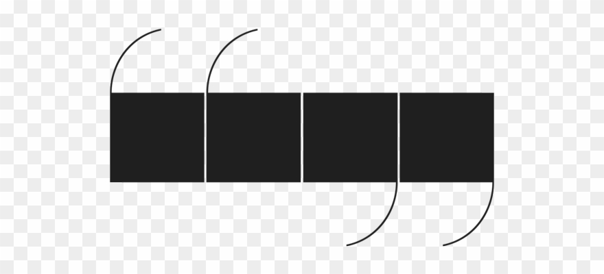 This Minimal, Modernist Take On Quotation Marks Fits Clipart