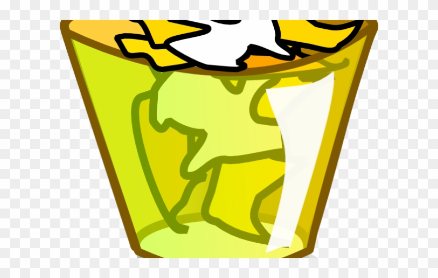 Trash Clipart Restroom - Waste Container - Png Download