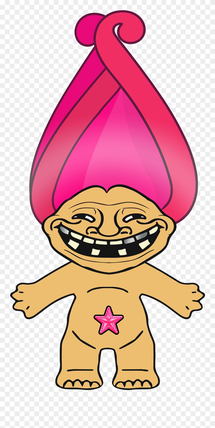 This Forum Troll Can Be Found For Free Use On Pixabay - Cartoon Clipart