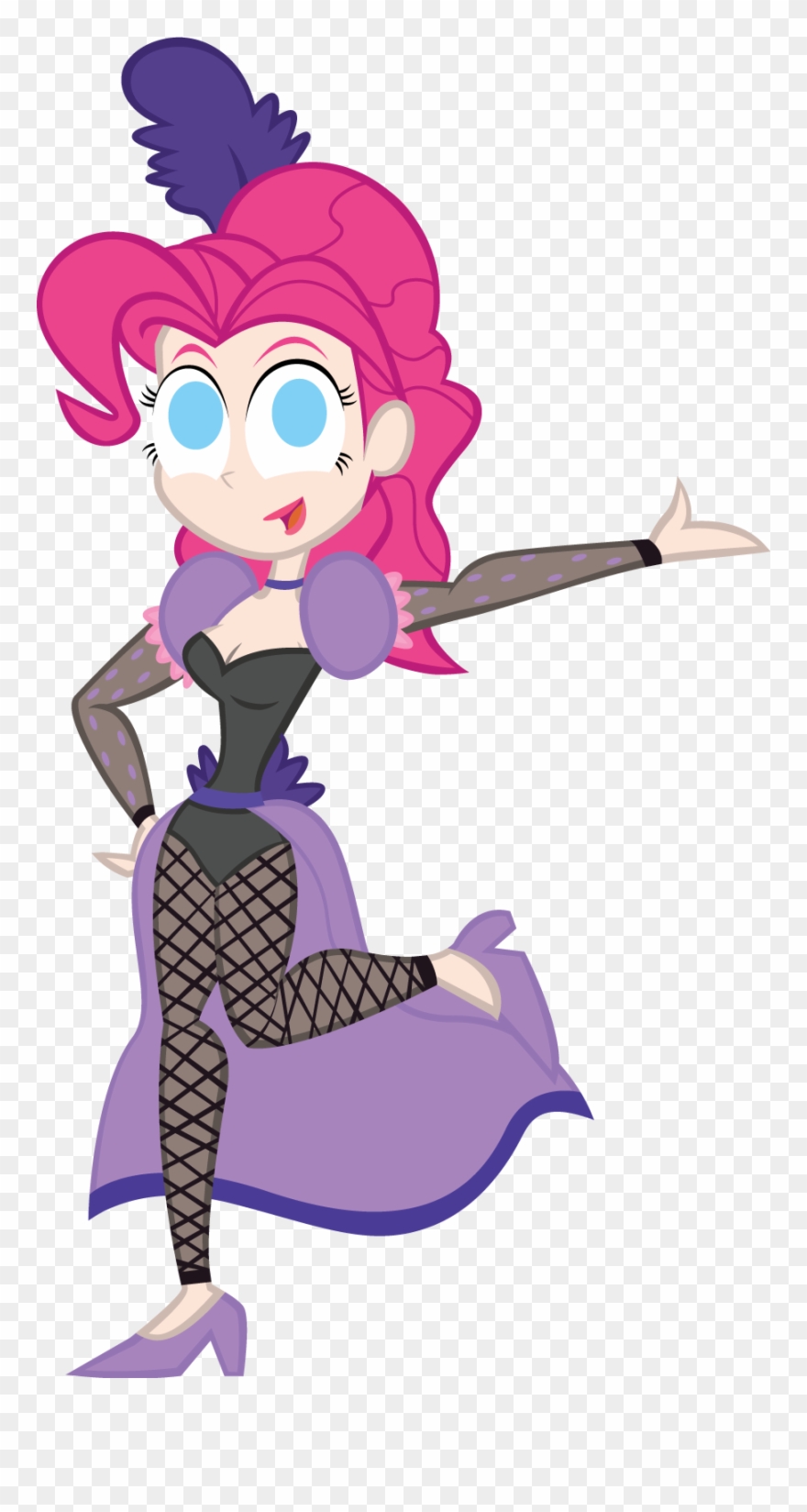Alisonwonderland1951, Fishnets, Humanized, Pinkie Pie, - Pinkie Pie You Gotta Share Clipart