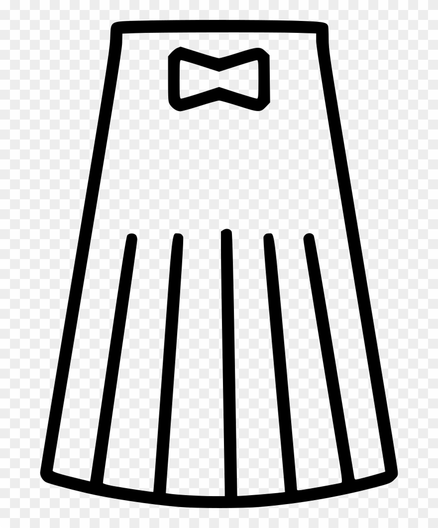Long Skirt Comments Clipart