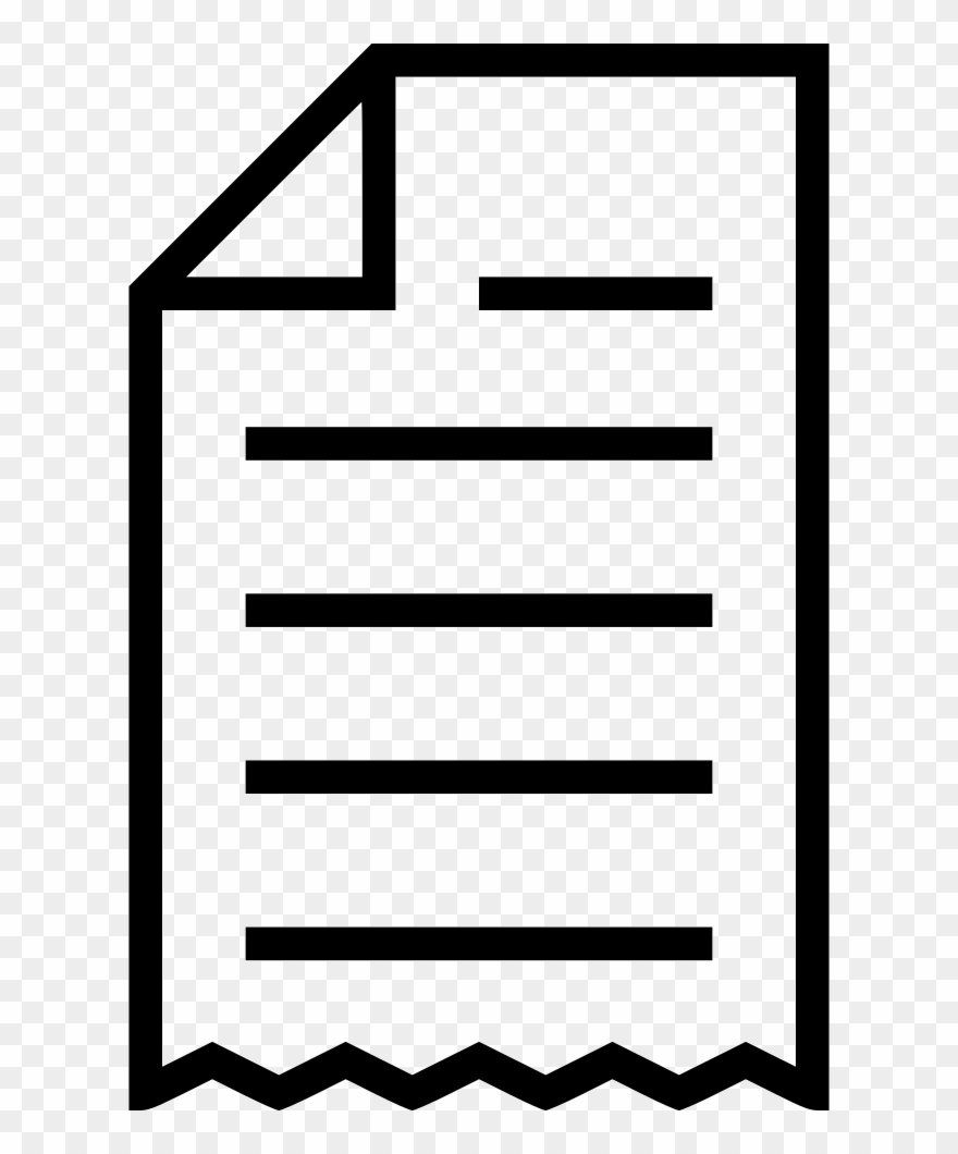 Receipt Comments - ไอคอน ใบเสร็จ Clipart