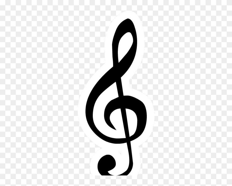 Meac/swac Sports Main Street™ - Treble Clef Clipart