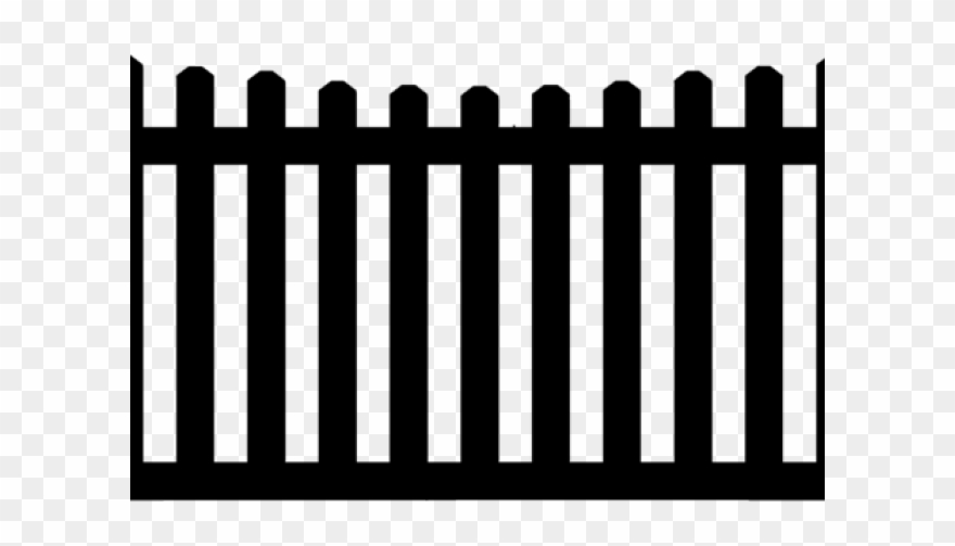 Fence Clipart Vintage - Picket Fence - Png Download