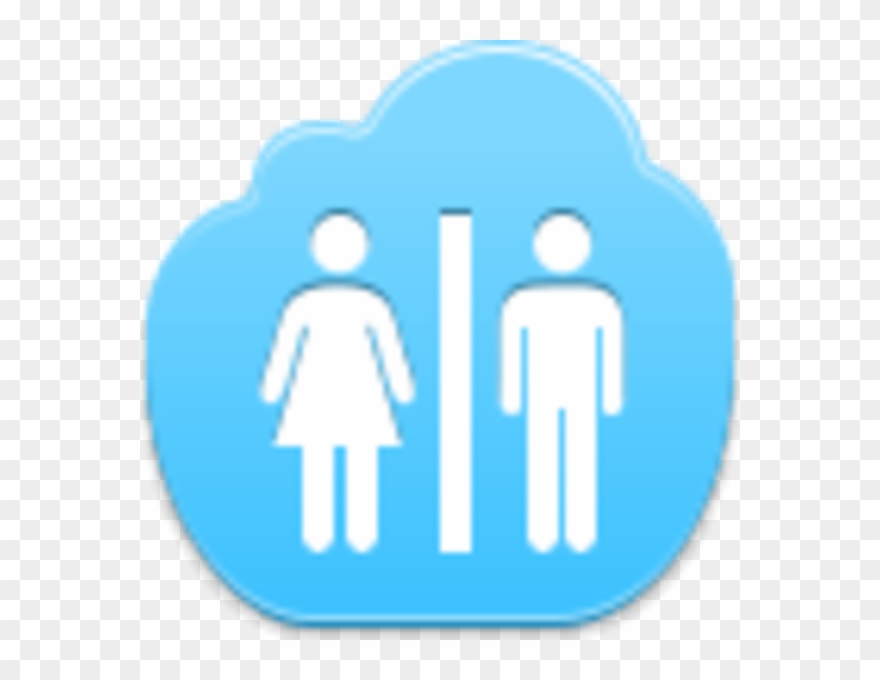 Girls And Boys Bathroom Sign Clipart
