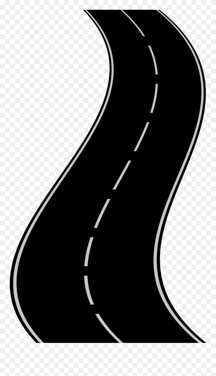 Road Highway Animation - Transparent Background Animated Road Png Clipart