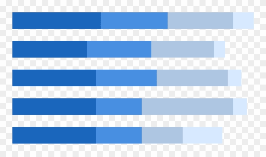 A Stacked Bar Chart Breaks Down And Compares Parts - Flag Clipart