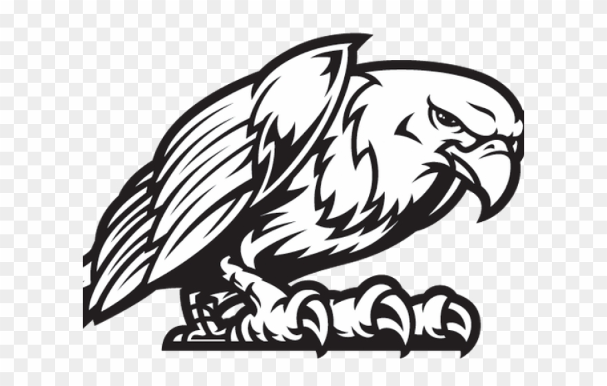Black Eagle Clipart Eagle Mascot - Eagle Mascot Png Transparent Png